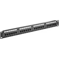 Goobay CAT 5e Ethernet Patch Panel 19" Patchfeld 24-Port RJ-45 UTP ungeschirmt