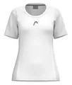 Head Tennis-Shirt Club 25 Tech (100% Polyester, schnelltrocknend) weiss Damen, Größe: S