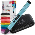 Filapen 3D-Druckstift Set Niedrigtemperatur mit 250 PCL Sticks blau