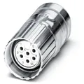 Phoenix Contact M23 Kabelsteckverbinder 1619649 CA-09S1N8A8008 Silber Inhalt: 1St.