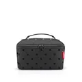 reisenthel beautycase Glossy dots Black - quadratischer Kulturbeutel, Gepäckorganisator, Kosmetiktasche