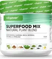 Superfood-Mix - 420g Pulver - Moringa, Spirulina, Chlorella, Gerstengras Vegan