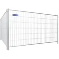 Schake Mobilzaun Light Element ohne Haken und Ösen 3,5x2m, 2,5/3,0mm Drahtstärke - Weiß