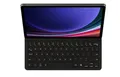 Samsung Book Cover Keyboard Slim EF-DX720 für das Galaxy Tab S9, S9 FE, S10 Lite, S10 FE (Black) EF-DX720BBGGDE