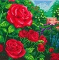Craft Buddy CAK-TK1M - Crystal Art, Perfect Red Rose, Thomas Kinkade Kit, 30x30c