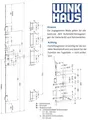 Winkhaus Mehrfachverriegelung Türverschluss STV-AV3-U2462 45 92/8 M2 MC RS