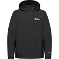 Jack Wolfskin TRAILTIME 2L Regenjacke Herren in black, Größe XXL