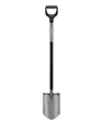 Fiskars Pala de Metal Ergonomic™ Con borde puntiagudo