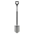 Fiskars Ergonomic Gärtnerspaten spitz – für harte Böden & Wurzeln