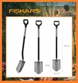 FISKARS Spaten Gärtnerspaten 1066708 spitz Ergonomic - sehr stabiler Borstahl !