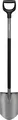 FISKARS 1066708 Gärtnerspaten  spitz, mit D-Griff  Stahl