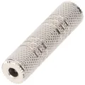 Goobay Kopfhörer-Adapter, AUX-Klinke 3,5 mm, Buchse zu Buchse, Metallausführung - 1x 3,5-mm-Klinkenbuchse (3-polig, stereo) > 1x 3,5-mm-Klinkenbuchse (3-polig, stereo)