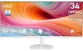 MSI Pro MP341CQW E12, 86,4 cm (34"), 3440 x 1440 Pixel, UltraWide Quad HD, 4 ms, Weiß