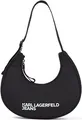 Karl Lagerfeld Essential Moon Schultertasche Schwarz  Schwarz One size