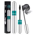 4D Silk Fiber Mascara Wasserfest Schwarz, Langlebig Not Blooming für Natürlic...