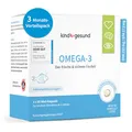 Omega 3 Kinder Vergleichssieger 2025-518mg Fischöl: 293mg DHA & 173mg EPA - zuckerfrei, kein Fischgeschmack, leicht zu schlucken - Omega 3 Kids Fischöl Kapseln - White Omega Kids, 270 Mini Pearlz