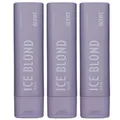 Glynt Ice Blonde Mask 3 x 200 ml Mattierende Pigment Haarmaske Set