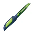 STABILO - Schulfüller mit Standard-Feder M - EASYbuddy Twilight Sky in stahlblau/limette - Schreibfarbe blau (löschbar) - Einzelstift - inklusive Patrone