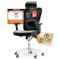 LUTIVO Alpha Bürostuhl ergonomisch [ORIGINAL] Schreibtischstuhl ergonomisch mit 11 Komfort-Einstellungen | Gaming Stuhl & Drehstuhl für Zuhause & Bürobedarf | Bürosessel und Chefsessel bis 150kg