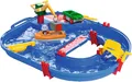 AquaPlay - Start Set - Wasserbahn für wenig Platz mit 21 Teilen Amphibienauto
