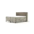 maison de rêve Boxspringbett mit Stauraum  Segni , beige , Maße (cm): B: 178 H: 117