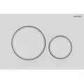 Geberit Betätigungsplatte Sigma20 2-Mengen Kunststoff, mattweiss, round, 1 Stk.
