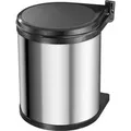 Hailo Mülleimer Compact Box 15, Edelstahl