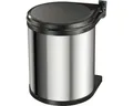 Hailo Einbaumülleimer Compact-Box 15 l silber schwarz