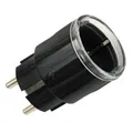 Shelly Plug S Gen3, Bluetooth + WLAN Steckdose mit Messfunktion und RGB-LED, Matter, schwarz