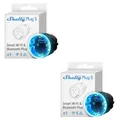 2X Shelly Smarte Steckdose Gen3 WLAN Bluetooth Plug Wi-Fi Steckdose Schwarz