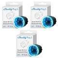 3X Shelly Smarte Steckdose Gen3 WLAN Bluetooth Plug Wi-Fi Steckdose Schwarz