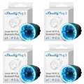 4X Shelly Smarte Steckdose Gen3 WLAN Bluetooth Plug Wi-Fi Steckdose Schwarz