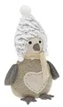 Lashuma Türstopper Pinguin Snowy, Doorstop - Türpuffer mit schwerer Füllung, Türsack Höhe 30 cm