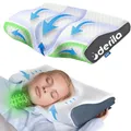 Derila Nackenkissen Kopfkissen, Memory Foam Kissen Original. Ergonomisches Kopfkissen, Nackenstützkissen, Seitenschläferkissen für Seiten, Rücken & Bauchschläfer (Standard, 1er Pack)