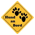 Autoaufkleber Sticker Achtung Hund an Bord Aufkleber