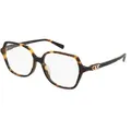 Michael Kors MK4111U BERNAL Damen-Brille inkl. Gläser Vollrand Eckig Acetat-Gestell 54mm/16mm/140mm, braun