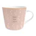 Grafik-Werkstatt Werkstatt Kaffee-Tasse mit 100% Echtgold | Porzellan Tasse | 420 ml | beauTEAful, 61492, Rosa