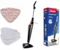 Vileda Steam Plus Dampfreiniger mit PowerPad und 2 Mikrofaser-Ersatzpads | Hygienischer Bodenreiniger für Fliesen, Laminat & Parkett | Aufheizzeit: 15 Sekunden | Comfort-Pack