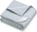 Beurer Heizdecke HD 75 | 424.00 | Wärmezudecke elektrisch | 6 Temperaturstufen | Flauschfaser | 180x130 cm | taupe