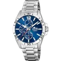 Lotus Herren Analog Uhr Edelstahl 316L Silber - Quarz - Mineralglas - 5 ATM Wasserdicht - Multifunktion 18812/1