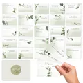 25er Gästebuch Karten Hochzeit mit Fragen | DIN A7 Gästebuchkarten, Wunschkar...