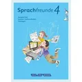 Sprachfreunde 4. Schuljahr - Ausgabe Süd (Sachsen, Sachsen-Anhalt, Thüringen) - Sprachbuch mit Grammatiktafel und Lernentwicklungsheft