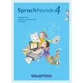 Sprachfreunde 4. Schuljahr - Ausgabe Süd (Sachsen, Sachsen-Anhalt, Thüringen) - Sprachbuch mit Grammatiktafel und Lernentwicklungsheft