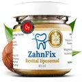 Zahnfix Revital Liposomal Zahncreme 40 ml – Fluoridfrei mit Xylit, Kokosöl & kolloidalem Silizium – Sanfte Pflege bei empfindlichem Zahnfleisch & Zahnhälsen – Ohne SLS, Aluminium & künstliche Aromen