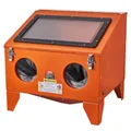 VEVOR Sandstrahlkabine 151L, 40–120 PSI Sandstrahlgerät mit Ständer, robuster Stahl-Sandstrahler mit Strahlpistole und 4 Keramikdüsen für die Entfernung von Farbe, Flecken und Rost