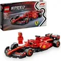 LEGO Speed Champions Ferrari SF-24 F1 Rennauto - Spielzeug mit Formel 1 Minifigur zum Sammeln - Bauset für Kinder - Sammlerstück - Geschenk für ... - Bunt