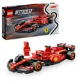 LEGO Speed Champions Ferrari SF-24 F1 Rennauto - Modellauto Set mit Fahrer - Modellbau für Kinder - Spielzeug mit 1 Minifigur - Sammelbares Formel 1 Geschenk für Jungen und Mädchen - 77242