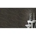Rasch Vliestapete Factory IV, strukturiert, Metall-Effekte, metallic, (1 St), gut lichtbeständig, hochwaschbeständig schwarz