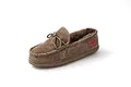 Reissner Lammfelle | Engel Hausschuhe ELBA | Mokassins | Veloursleder | Innenfutter echtes Merino Lammfell aus Australien | 37 braun