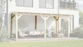 weka Terrassendach Bausatz für Terrassenüberdachung, für die freistehenden Montage, ohne Dacheindeckung
